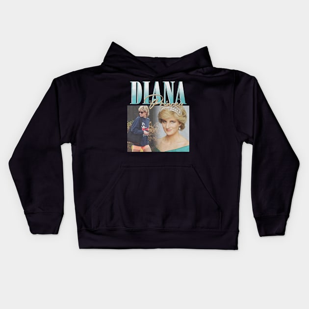 Lady Diana Spencer A Princess Who Touched The World Kids Hoodie by Quotes About Stupid People